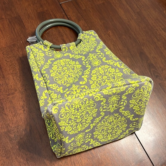 Fit and Fresh lunch bag/cooler, lime Green and gray - Picture 4 of 9